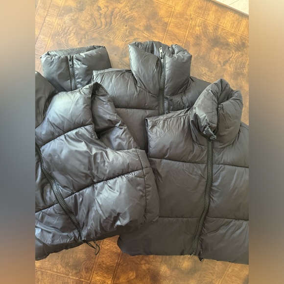 KEOMUD Women's Winter Crop Vest Lightweight Sleeveless Outerwear Puffer Vest - Picture 5 of 8